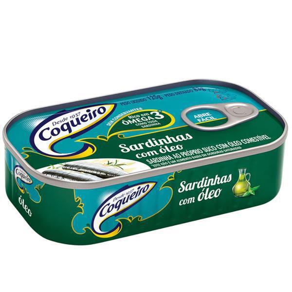 SARDINHA COQUEIRO ÓLEO 125G