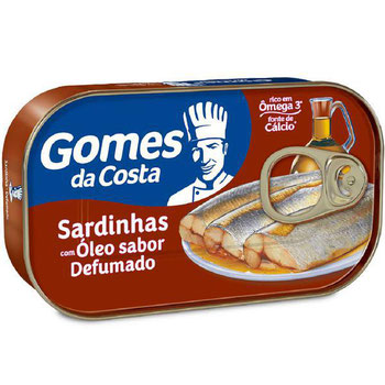 SARDINHA GOMES DA COSTA EM ÓLEO DEFUMAD 125G