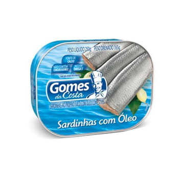 SARDINHA GOMES DA COSTA ÓLEO 250G