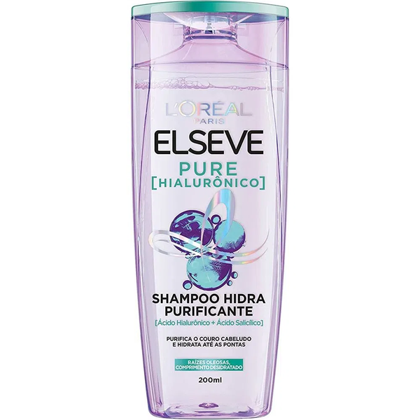 SHAMPOO ELSEVE HIALURONICO PURE 200ML