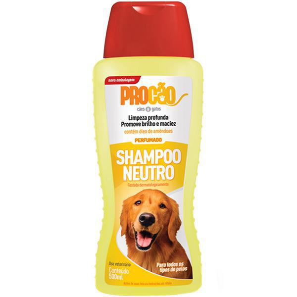 SHAMPOO P/ CÃES PROCÃO NEUTRO 500ML