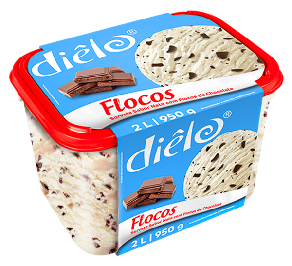 SORVETE DIÊLO FLOCOS 2L
