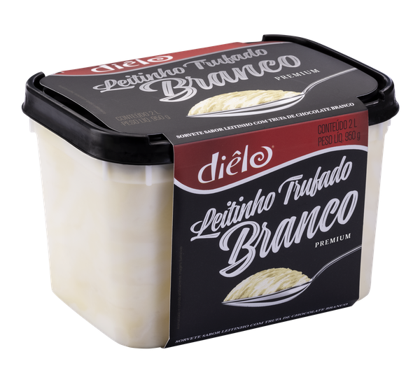 SORVETE DIÊLO LEITE TRUFADO BRANCO 2L