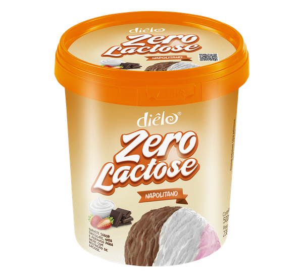 SORVETE DIÊLO NAPOLITANO 0% LAC 500ML