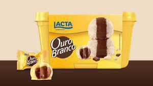 SORVETE LACTA OURO BRANCO 485G