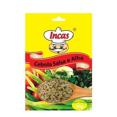 TEMPERO INCAS CEBOLA, SALSA E ALHO 30G