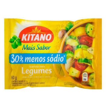 TEMPERO MAIS SABOR KITANO LEGUMES 60G