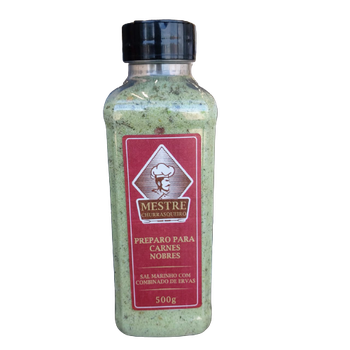 TEMPERO MESTRE CHURASQUEIRO PREPARO CARNES NOBRES 500G