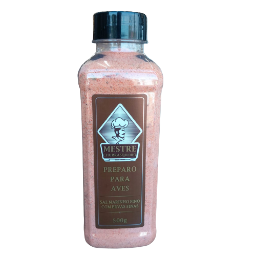 TEMPERO MESTRE CHURRASQUEIRO PREPARO AVES 500G