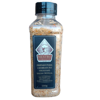 TEMPERO MESTRE CHURRASQUEIRO PREPARO CHURRASCÃO URUGUAIO 500G