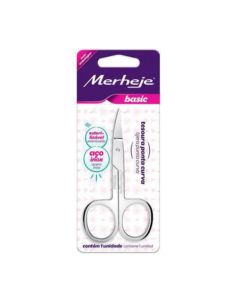 TESOURA MERHEJE PONTA CURVA 910