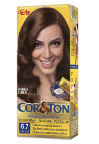 TINTA P/CABELO KOR&TON CHOCOLATE 6.7