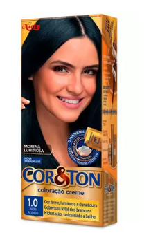TINTA P/CABELO KOR&TON PRETO AZULADO 1.0