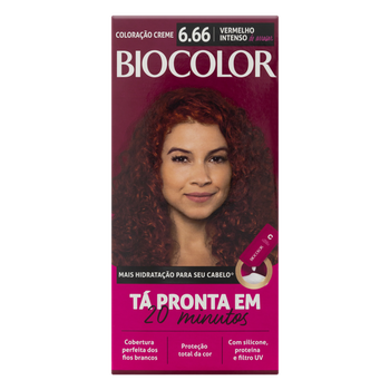 TINTA PARA CABELO BIOCOLOR VERMELHO INT 