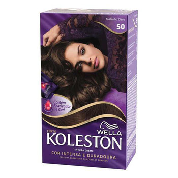 TINTA PARA CABELO KOLESTON CASTANHO CLAR