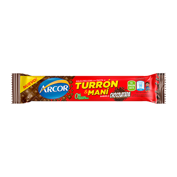 TORRONE ARCOR CHOCOLATADA 25G