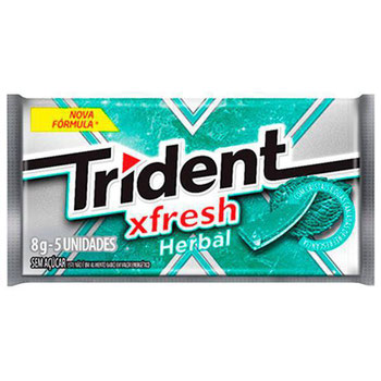 TRIDENT ADAMS HERBAL FRESH C/ 5UN 8,5G