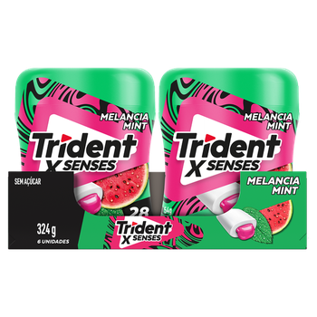 TRIDENT X SENSES MELANCIA C/28 54G