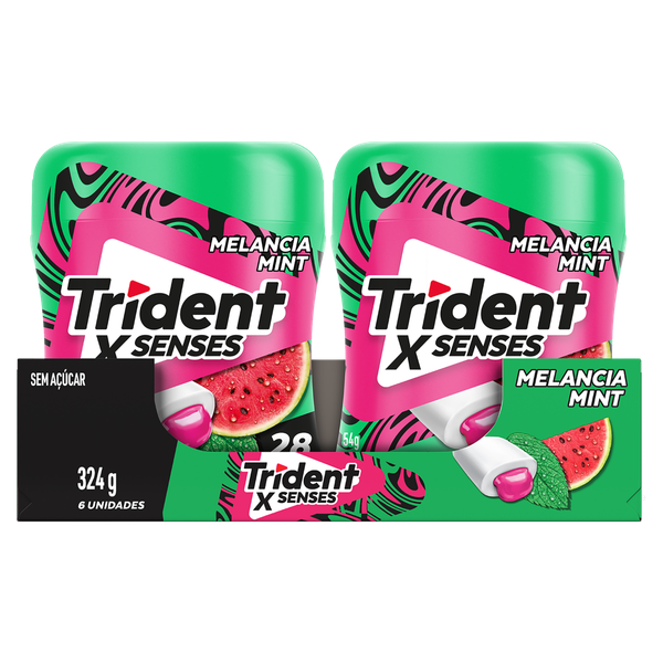 TRIDENT X SENSES MELANCIA C/28 54G