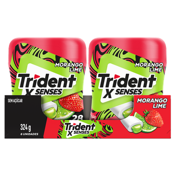TRIDENT X SENSES MORANGO C/28 54G