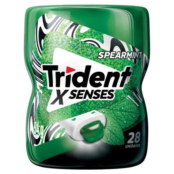 TRIDENT X SENSES SPEARMINT HOR C/28 54G