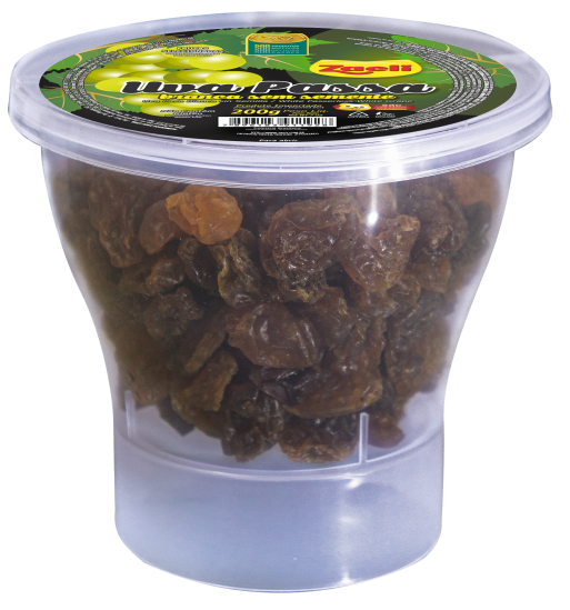 UVA PASSA PRETA S/SEMENTE ZAELI 100G