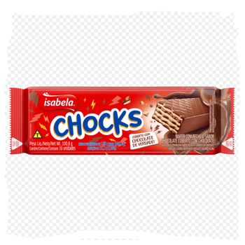 WAFER ISABELA CHOCOLATEKS RECHEADO CHOCOLATE 100,08G