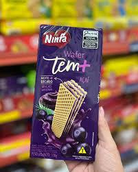 WAFER NINFA TEM+ AÇAÍ 100G