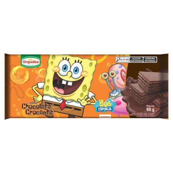 WAFER ORQUÍDEA BOB ESPONJA CHOC/CROCANTE