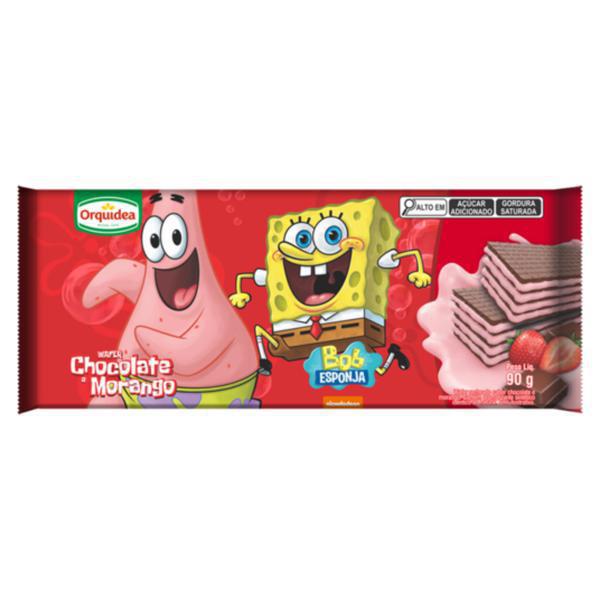 WAFER ORQUÍDEA BOB ESPONJA CHOC/MORANGO 