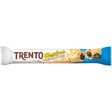 WAFER TRENTO MASSIMO BRANCO C/COOKIES 25