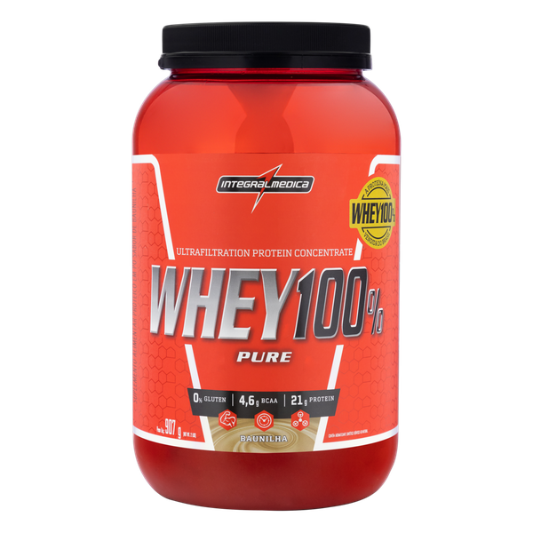 WHEY 100% PURE BAUNILHA 900G