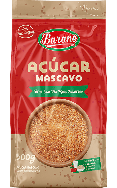 Acucar Mascavo Barano Pct 500g