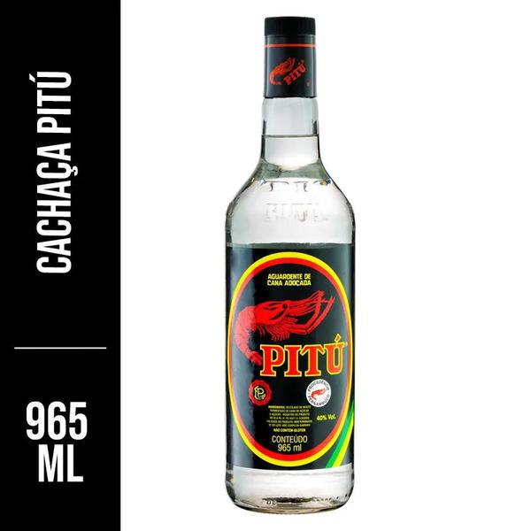 Aguardente Pitu Padronizada Gf 965ml