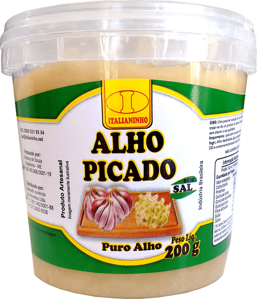 Alho Picado Italianinho Trad Pt 200g