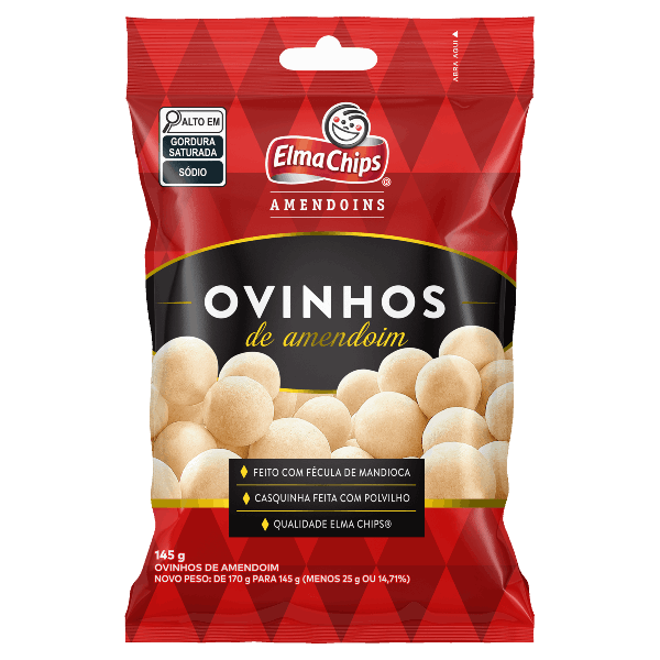 Amendoim Conf Elma Chips Opa Ovinho Pct 140g