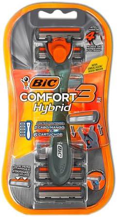 Ap Barbear Bic Comfort 3 Hybrid Emb 7pc