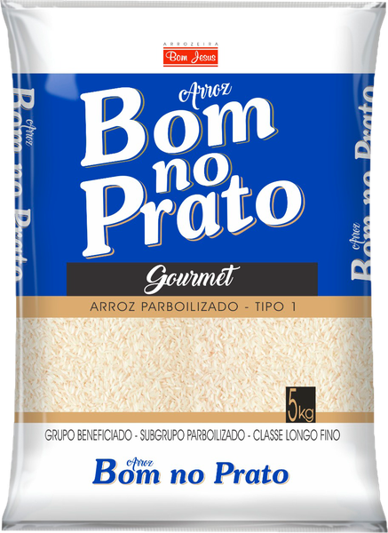 Arroz Parboilizado T1 Bom no Prato Lf Pct 5kg