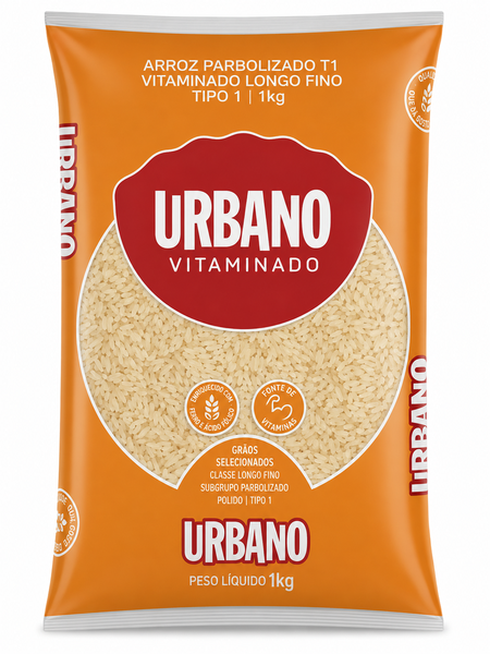 Arroz Parbolizado T1 Urbano Vitaminado Lf Pct 1kg