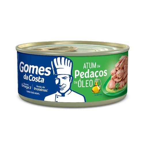 Atum Pedaco Conserva Gomes Costa Oleo Lt 170g