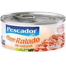 Atum Ralado Conserva Pescador Natutal Lt 140g
