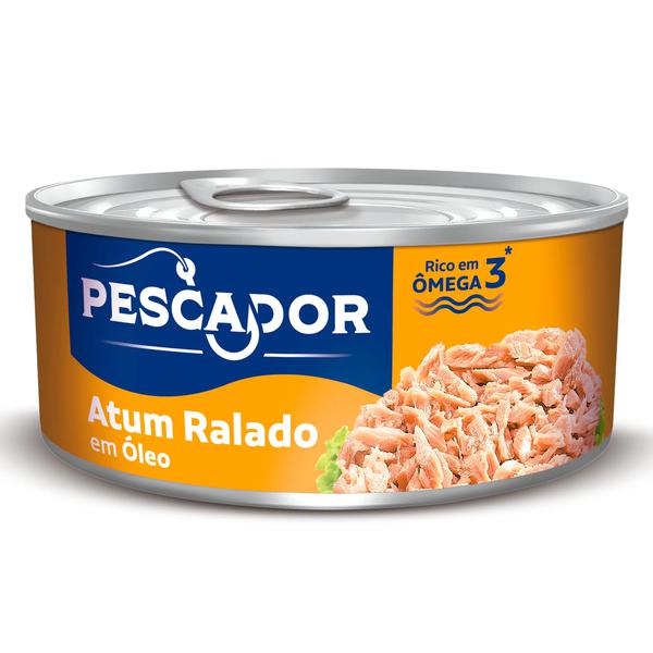 Atum Ralado Conserva Pescador Oleo Lt 140g