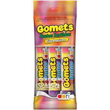 Bala Gomets Tubo Dori Pct 3un Frutas Sortidas