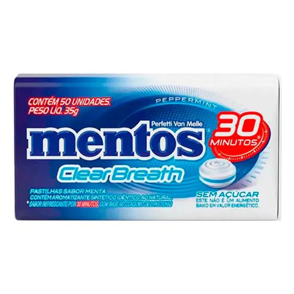 Bala Mentos Kiss Lata  35g Brearh Peppermint