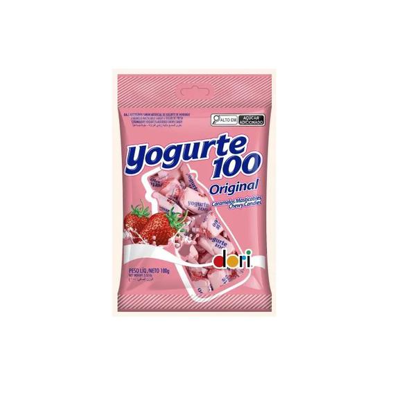 Bala Yogurte 100 Original Dori Pct 100g Morango