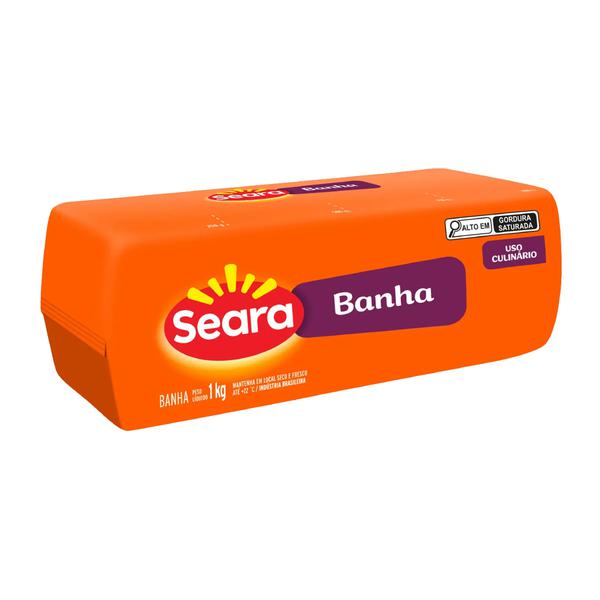 Banha Suino Refinada Seara Pct 1kg