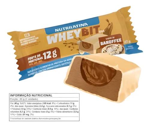 Barra Proteica Wheybit Nutrilatina Un 40g Banoffee