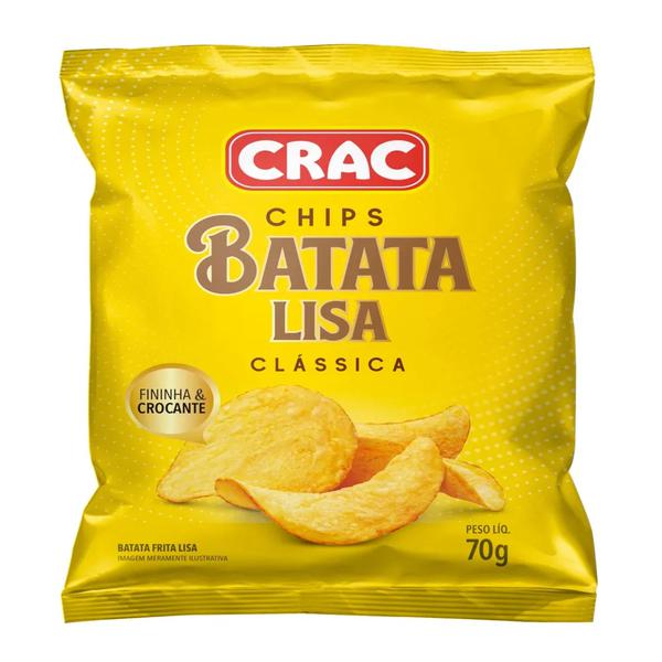 Batata Frita Lisa Crac Pct 70g Original