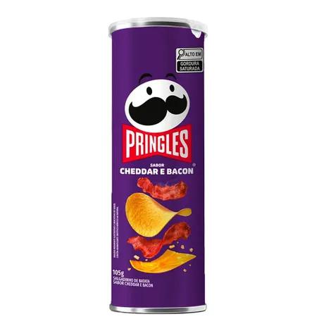 Batata Frita Pringles  109g Cheddar Bacon