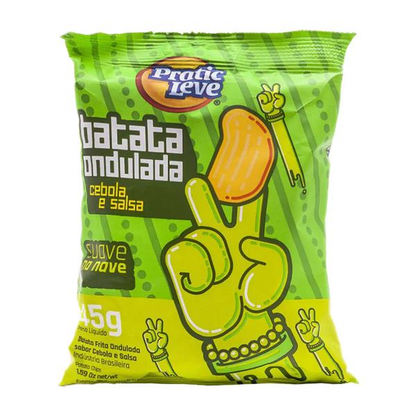 Batata Ondulada Pratic Leve Pct 40g Cebola e Salsa